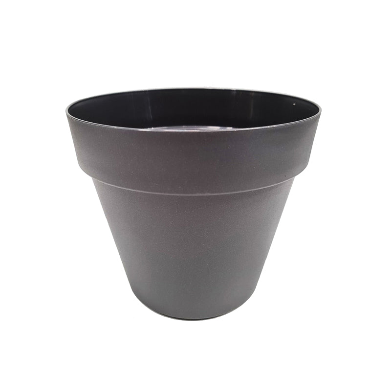 Black Acrylic Plant Pot - Plastic Plant Pot