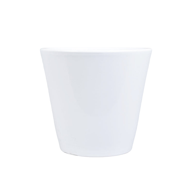 Vinci White Plant Pot - Ceramic Plant Pot