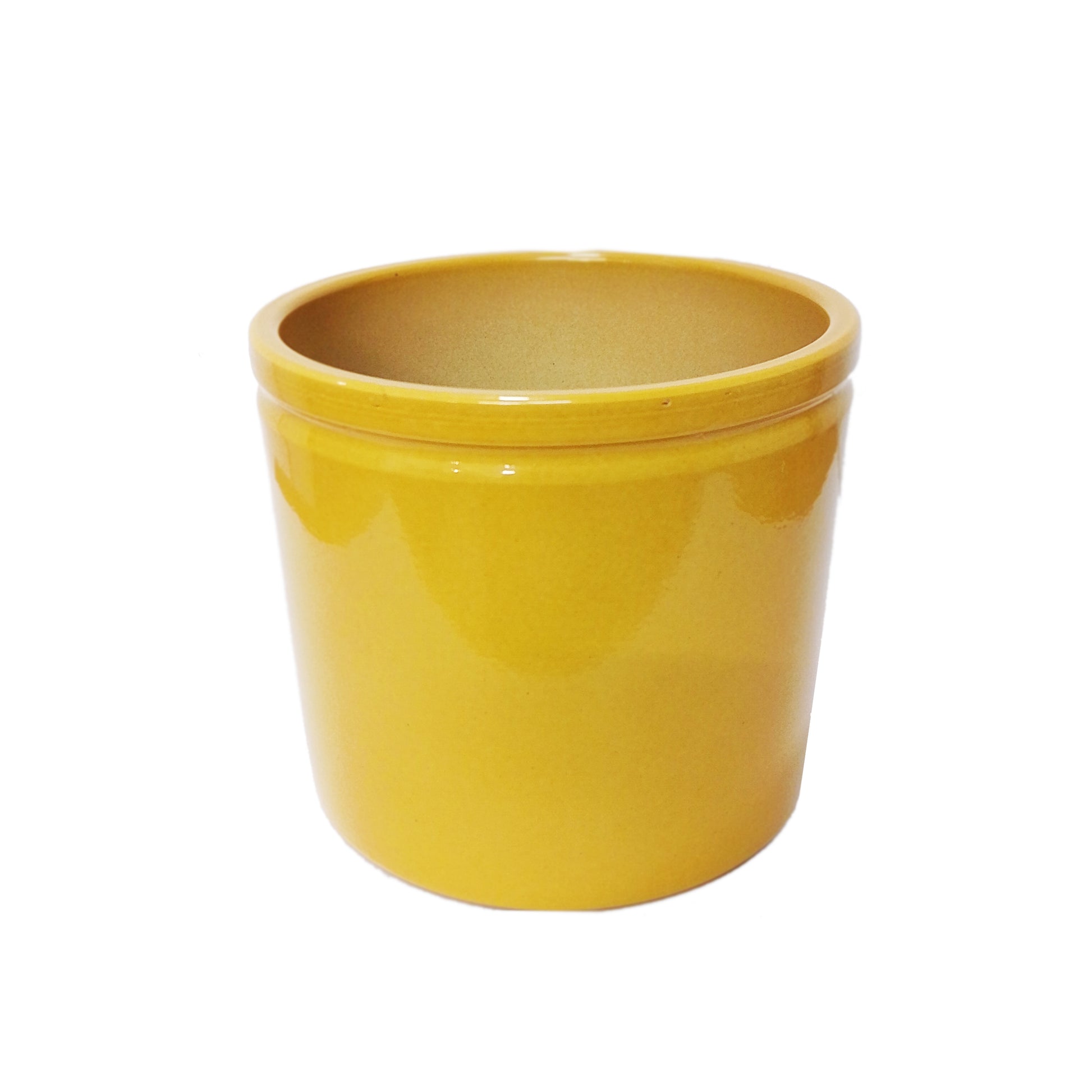Lex Gloss Mustard Rim Pot