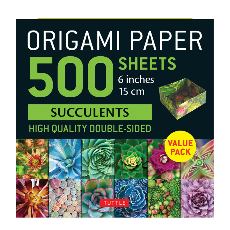 Origami Paper: Succulents 500 Sheets