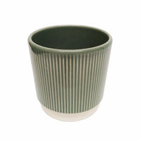 Athens Reactive Glaze Green Pot - Ceramic Plant Pot