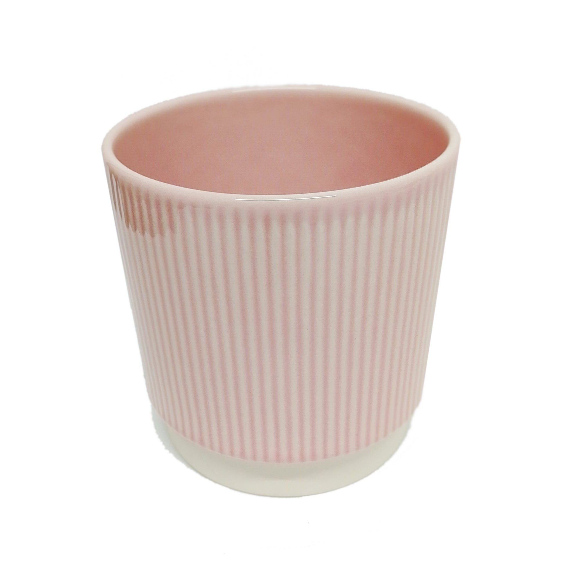 Athens Reactive Glaze Pink Pot