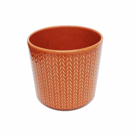 Chevron Pot | Sienna | Pots & Planters