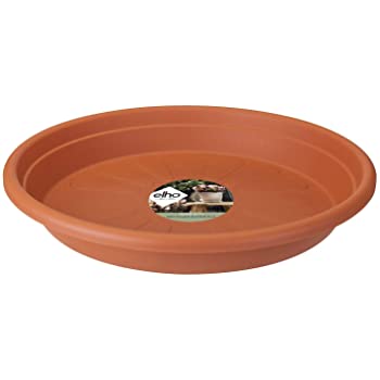 Elho Basics Round Saucer - Terracotta | Pots & Planters