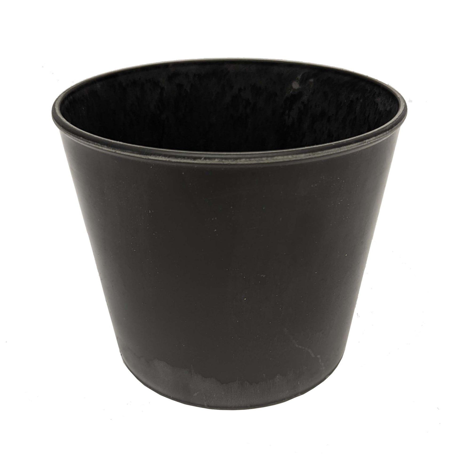 Smooth Black Plant Pot